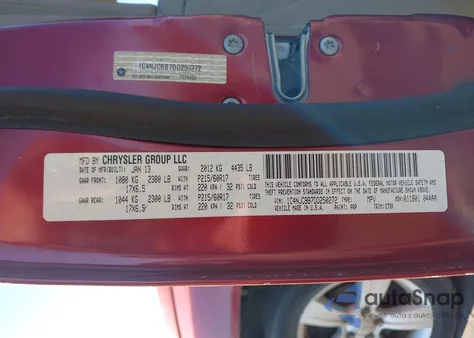 2013 Jeep Compass Sport from USA, damaged, VIN 1C4NJCBB7DD250272